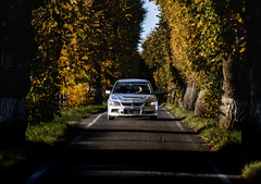 Jízda v závodním Mitsubishi Lancer EVO IX