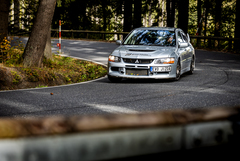 Jízda v závodním Mitsubishi Lancer EVO IX