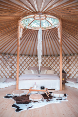 Glamping Boho jurta v Kostici u Břeclavi